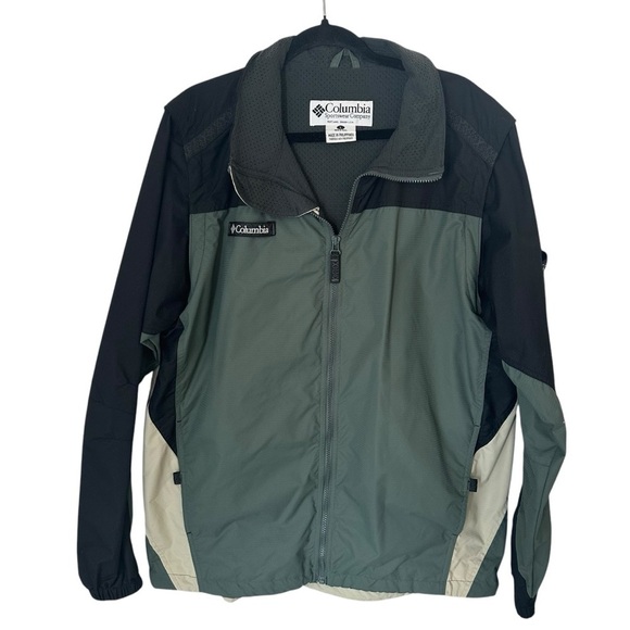Columbia Other - Columbia Sportswear Company Packable Green Jacket With Removable Sleeves Lg Tall